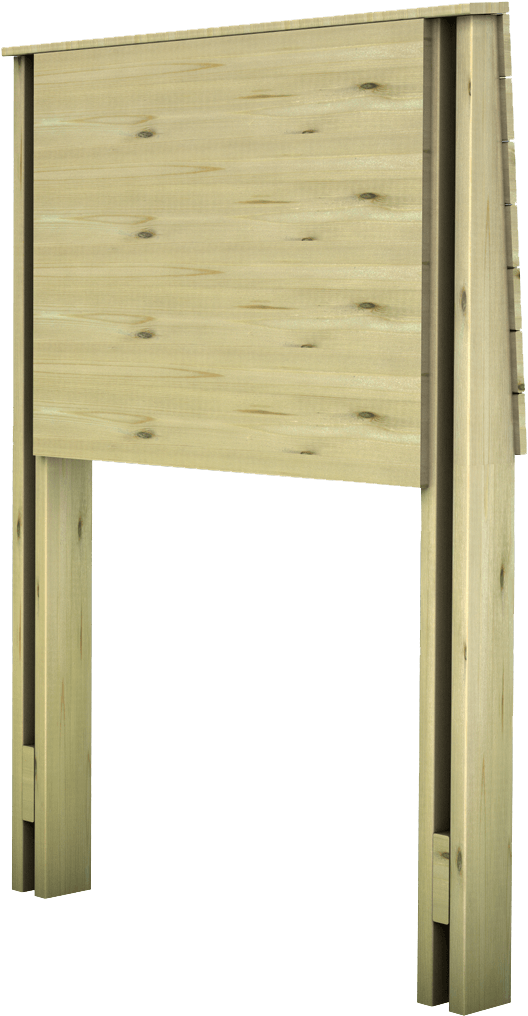 Bacheca in legno di pino nordico impregnato o larice realizzato da Linea Montanalegno - ILT